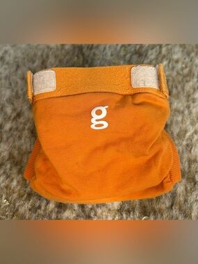 5 for $25🔥GDiapers Orange Reusable Cloth Diaper Small (8-14‎ lbs.)